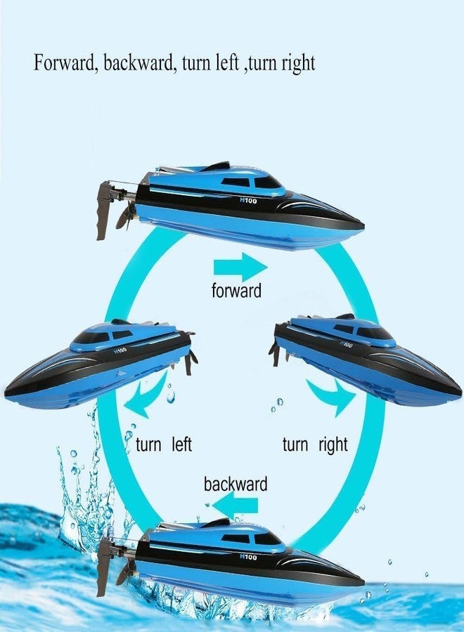 EXOMOON H100 High Speed Remote Control, 2. 4GHz Fast RC Boat, RC Racing Boat with LCD Screen for Pools and Lakes for Outdoor - Image 4